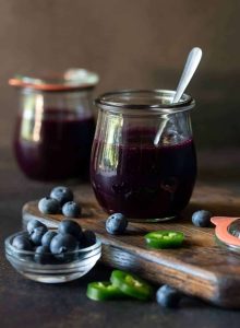 Blueberry jalapeno Dip