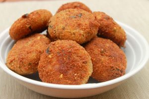 Garlic Sweet Potato Tikki